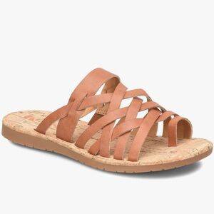 Korks by Kork-ease Scout brown vegan leather strappy sandals boho